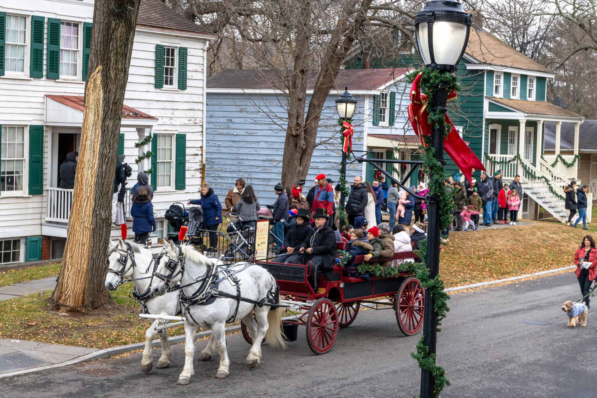Christmas in Historic Richmond Town in New York City